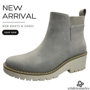 NEW Sonoma Goods For Life® Wedge Women's Ankle Boots Size 8 Grey